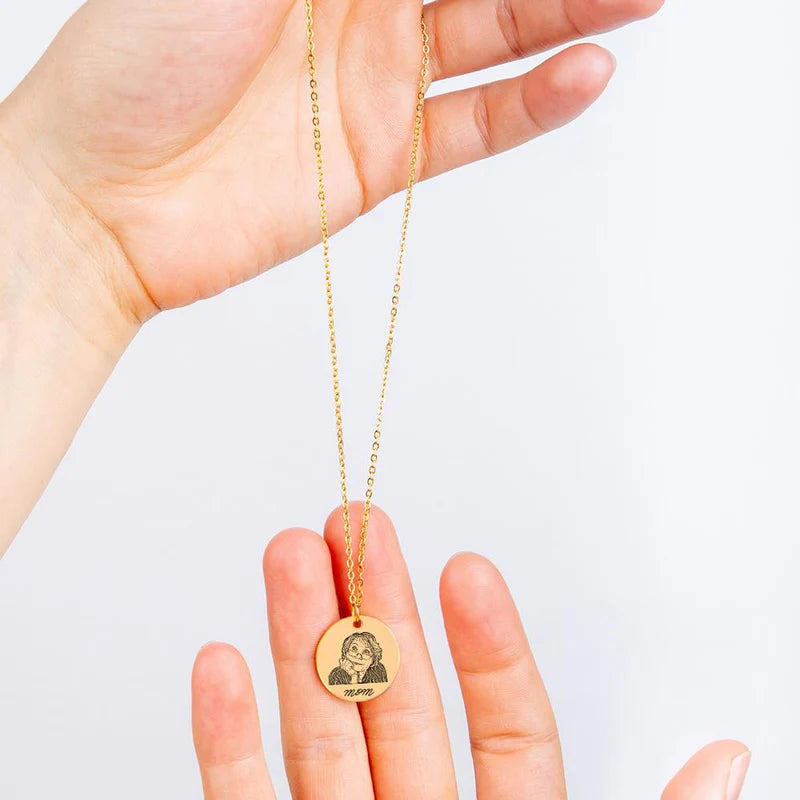 Portrait Pendant Necklace